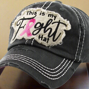 This Is My Fight Hat Vintage Style Hat